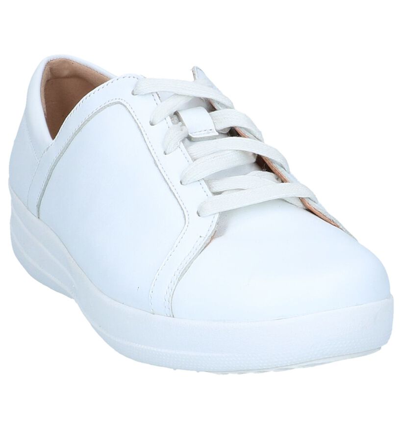 Witte Sneakers FitFlop F-Sporty II Lace Up in leer (240998)