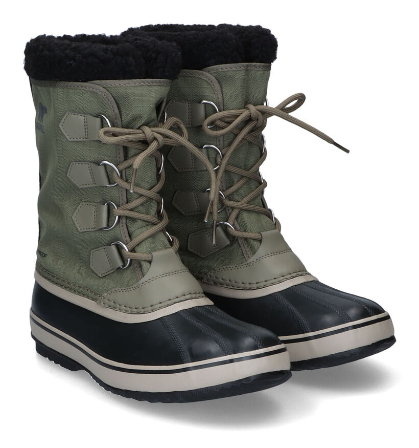 Sorel Pac Nylon WP Bottes de neige en Khaki pour hommes (312648)