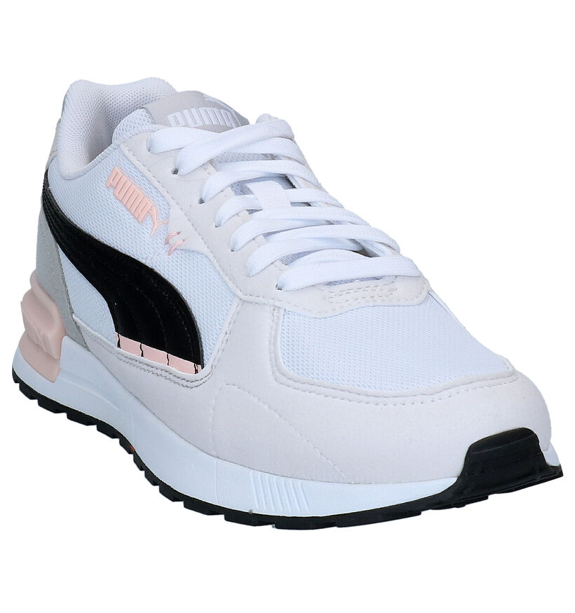 Puma Graviton Baskets en Blanc en simili cuir (293498)