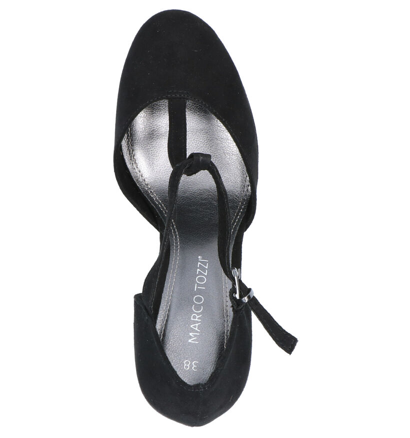 Marco Tozzi Talons hauts en Noir en textile (270654)