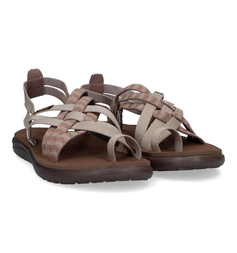 Teva Voya Strappy Ecru Sandalen voor dames (338820)