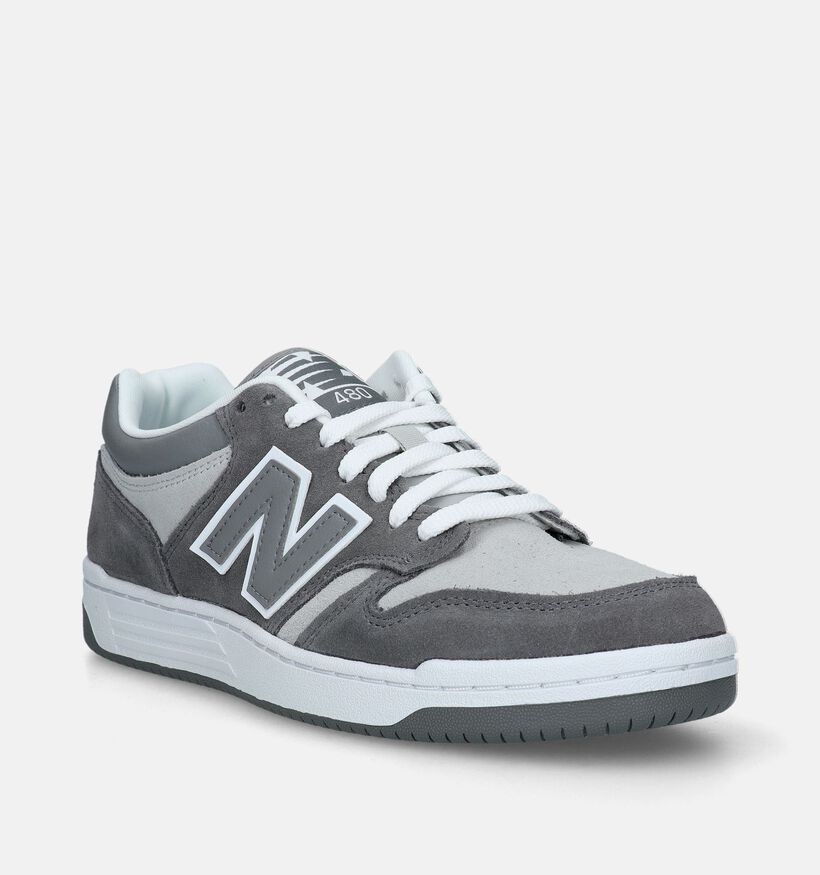 New Balance BB 480 Grijze Sneakers voor jongens, heren (350077)