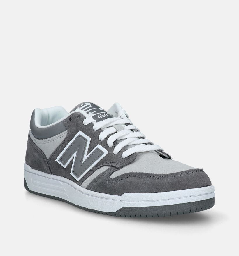 New Balance 480LEC Baskets en Gris pour hommes (334275) - pour semelles orthopédiques