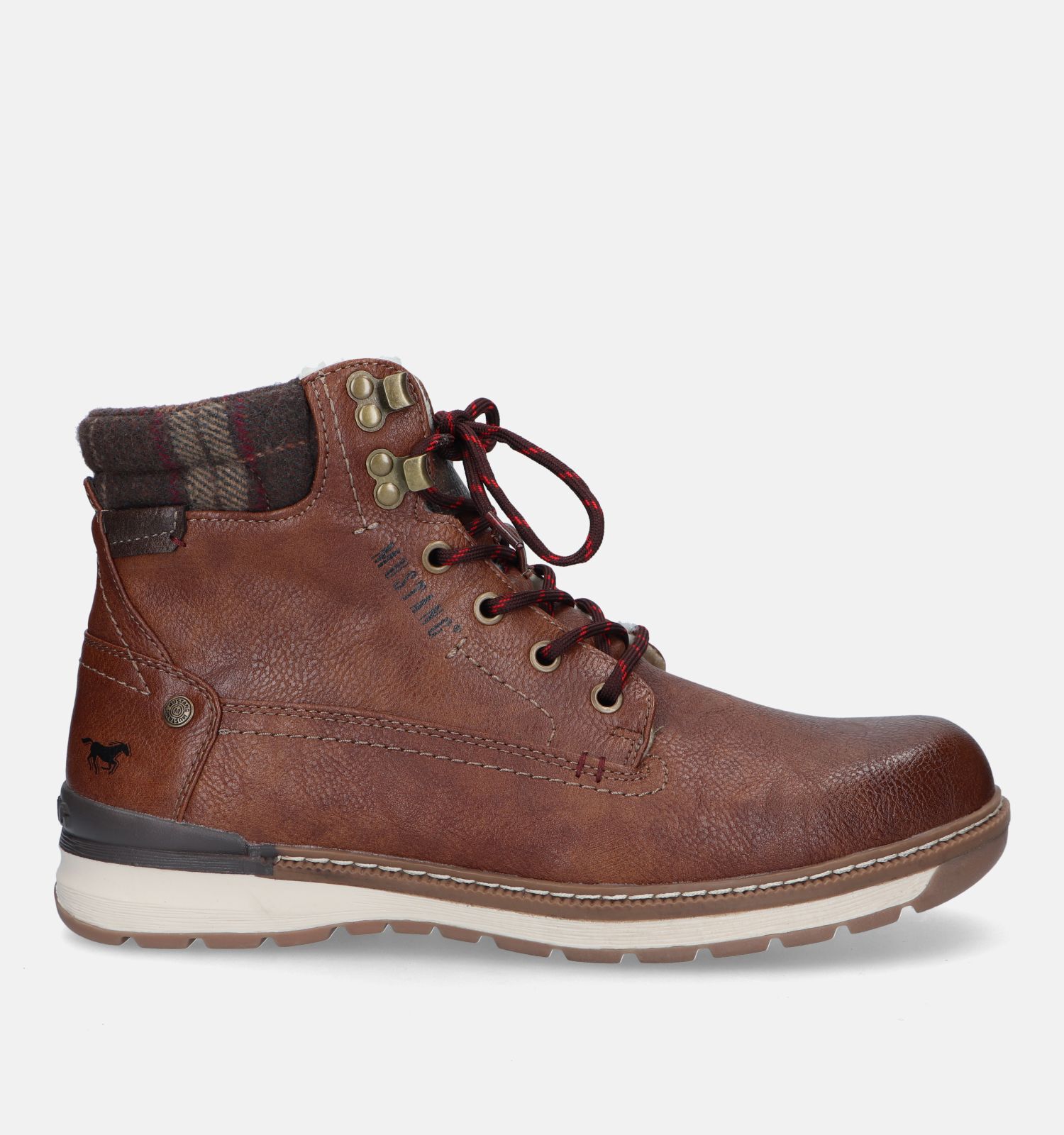 Mustang Cognac Veterboots Heren Boots Online op TORFS.BE