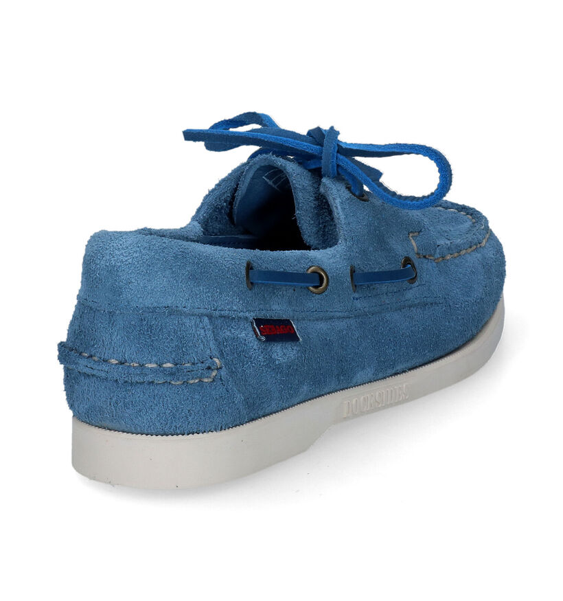 Sebabo Dockside Chaussures bateau en Bleu pour femmes (303750)