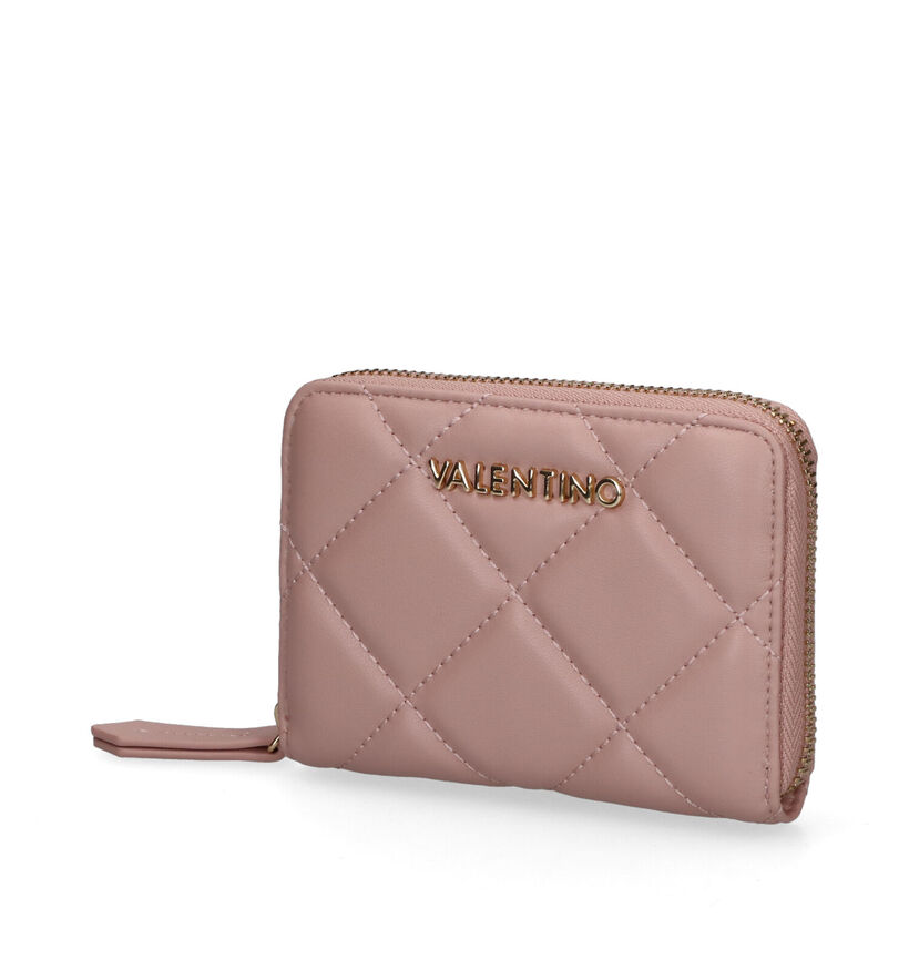 Valentino Handbags Ocarina Zwarte Ritsportemonnee in kunstleer (307390)