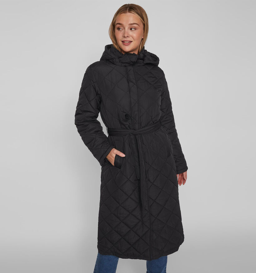 Vila Kante Zwarte Lange jas voor dames (328880)