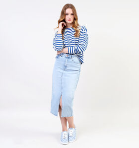 Vero Moda Veri Jupe en jeans en Bleu pour femmes (337270)