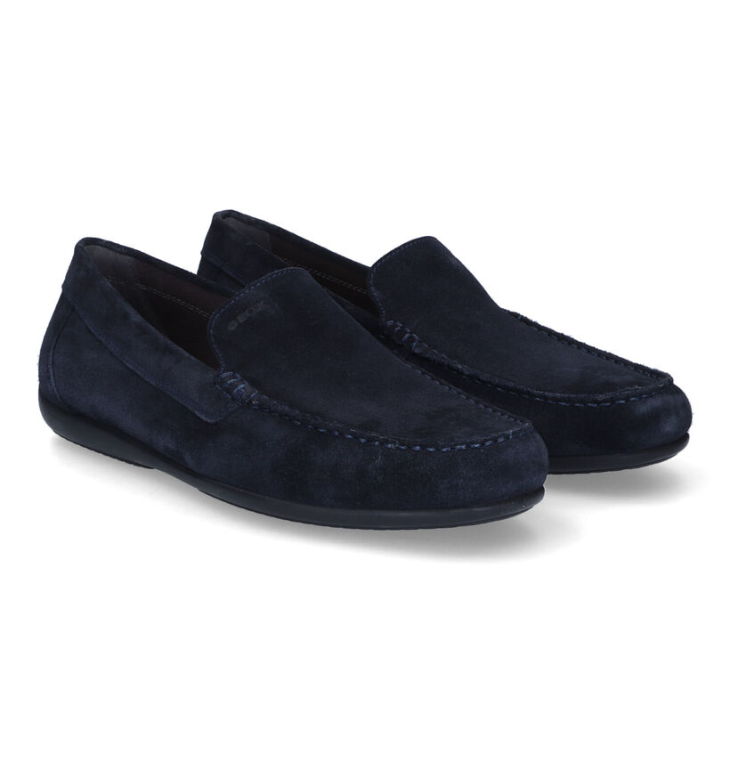 Geox Ascanio Mocassins en Bleu pour hommes (320080)