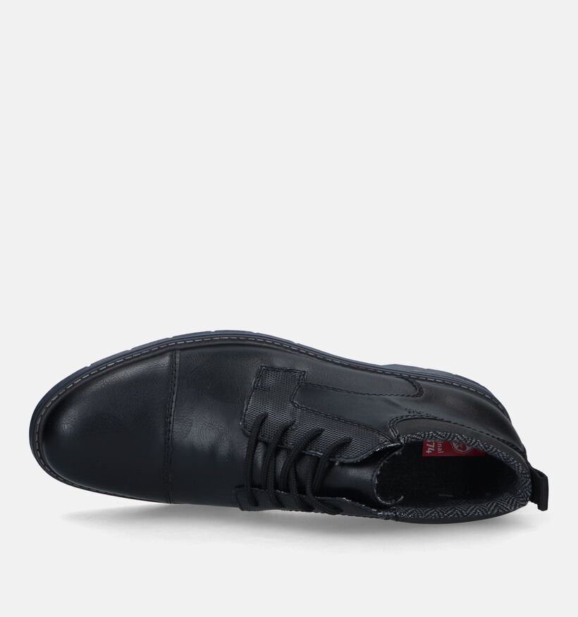 Rieker Zwarte Hoge schoenen met veters voor heren (331761)