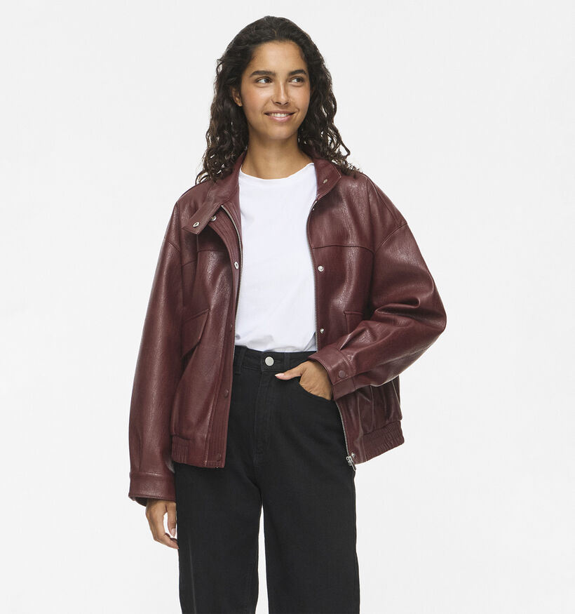 Vila Fima Bordeaux Korte Jas voor dames (379775)