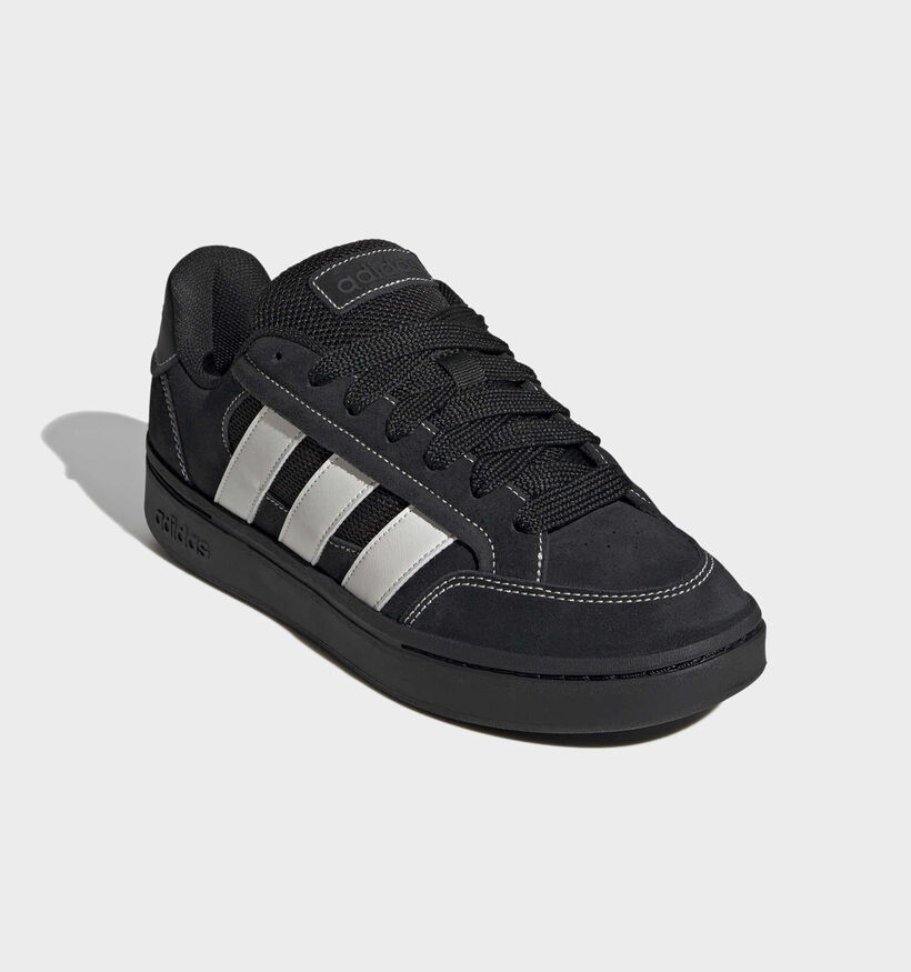 adidas GC Alpha Baskets basses en Noir pour hommes (366733) - pour semelles orthop&eacute;diques