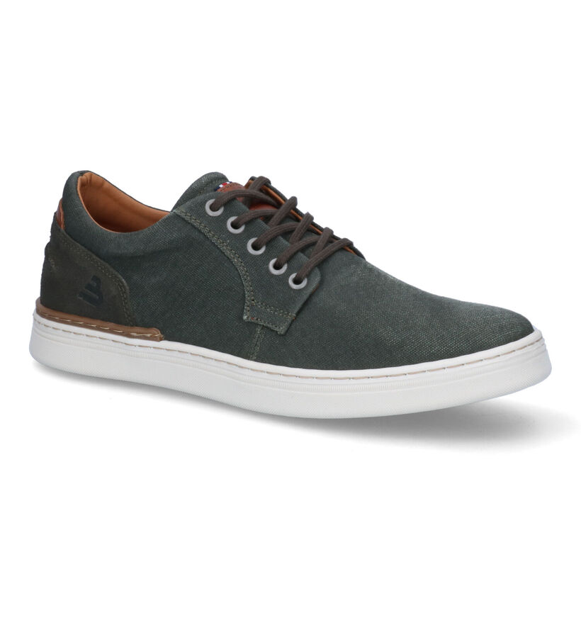 Bullboxer Chaussures à lacets en Rouge pour hommes (302204) - pour semelles orthopédiques