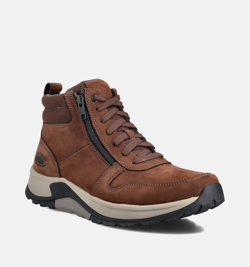 Pius Gabor Cognac Veterboots voor heren (363665) - geschikt voor steunzolen