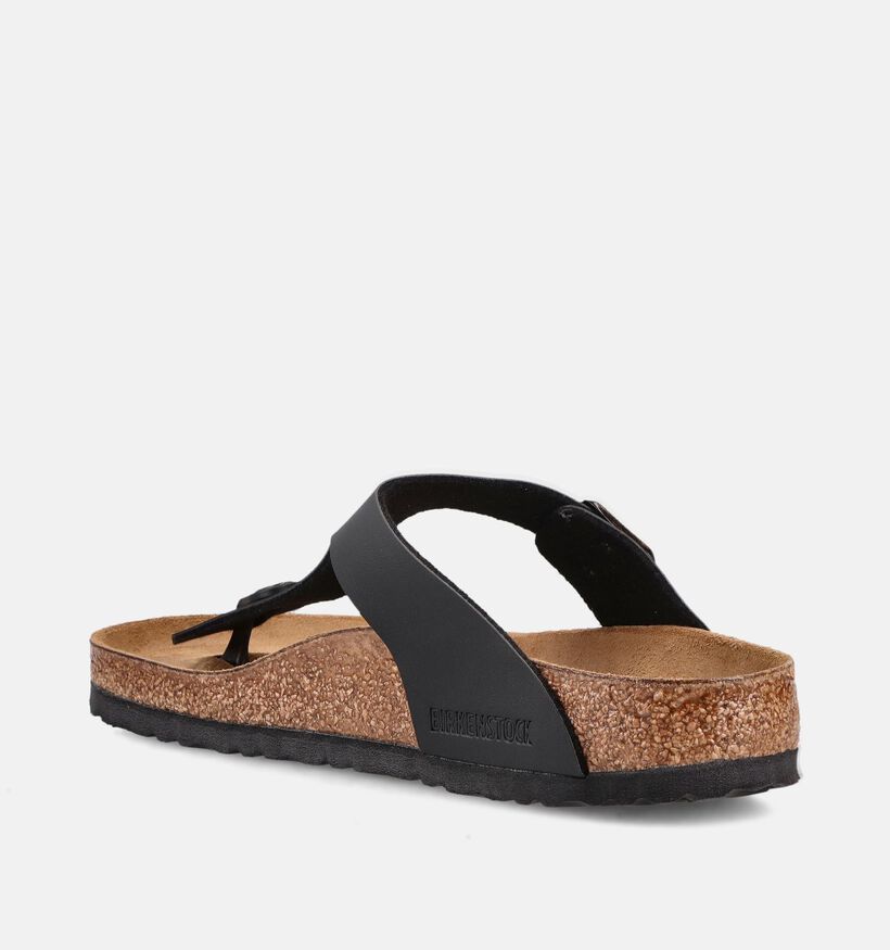 Birkenstock Gizeh Tongs en Noir pour femmes (369519)
