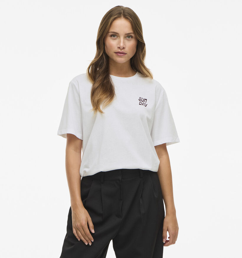 Vila Sage T-shirt en Blanc pour femmes (365585)