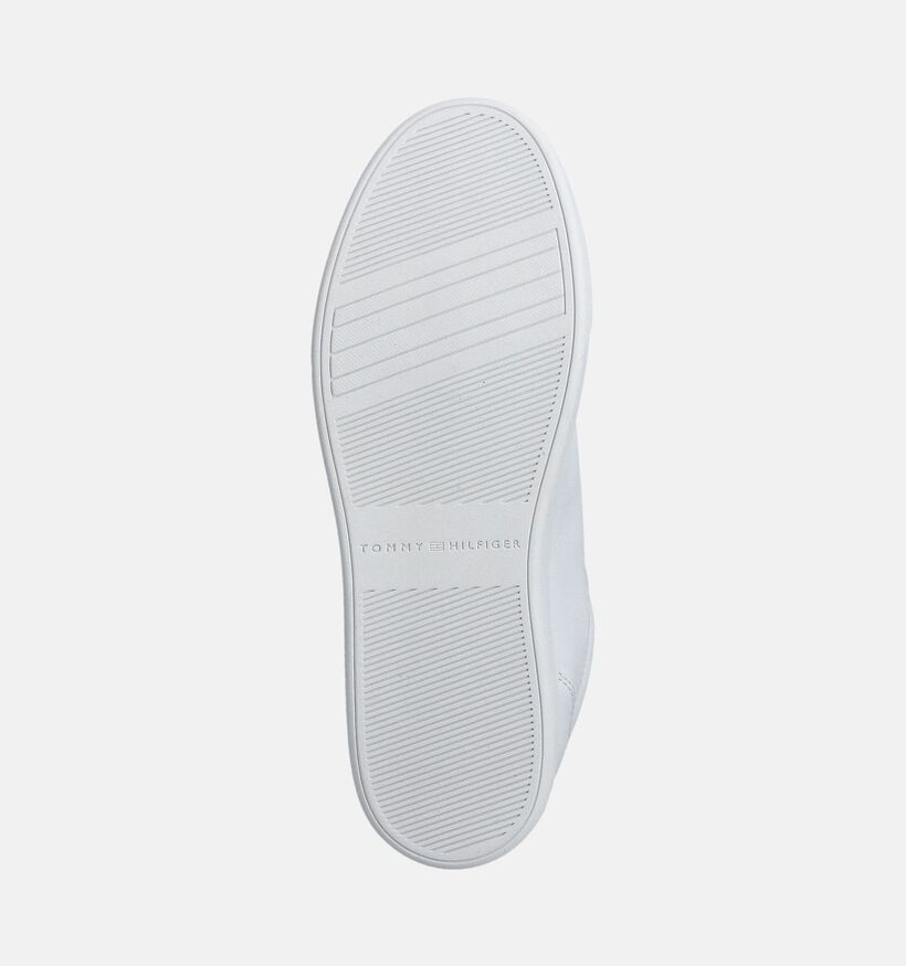 Tommy Hilfiger Essential Elevated Court Baskets habillées en Blanc pour femmes (358653) - pour semelles orthopédiques
