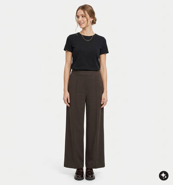 comma Pantalons Marron