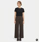 comma Pantalon de jogging en Brun fonc&eacute; pour femmes (379420)