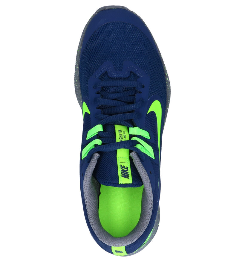 Nike Downshifter Blauwe Sneakers in stof (254107)