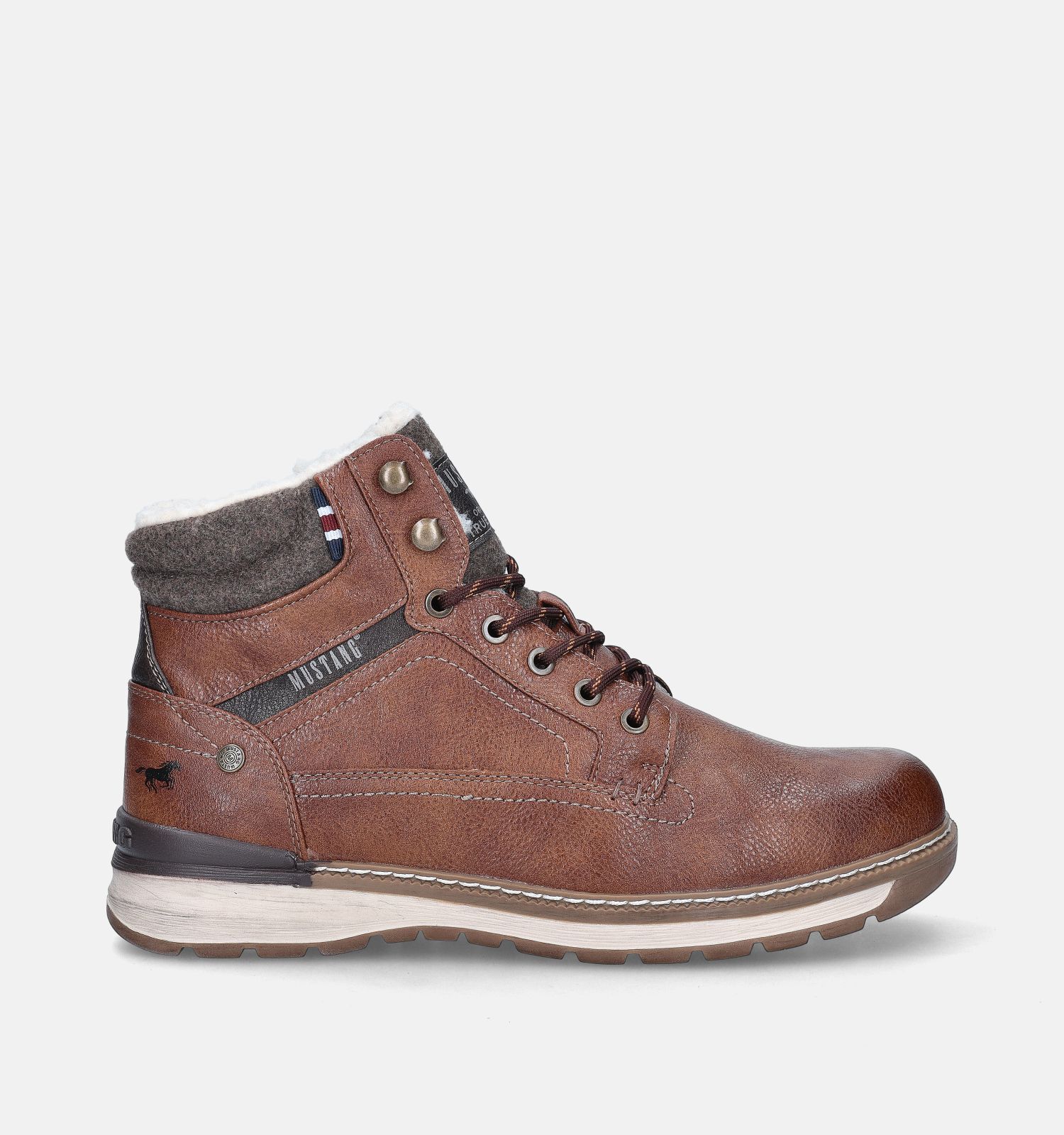 Mustang Veterboots Bruin Heren | Durlinger.com
