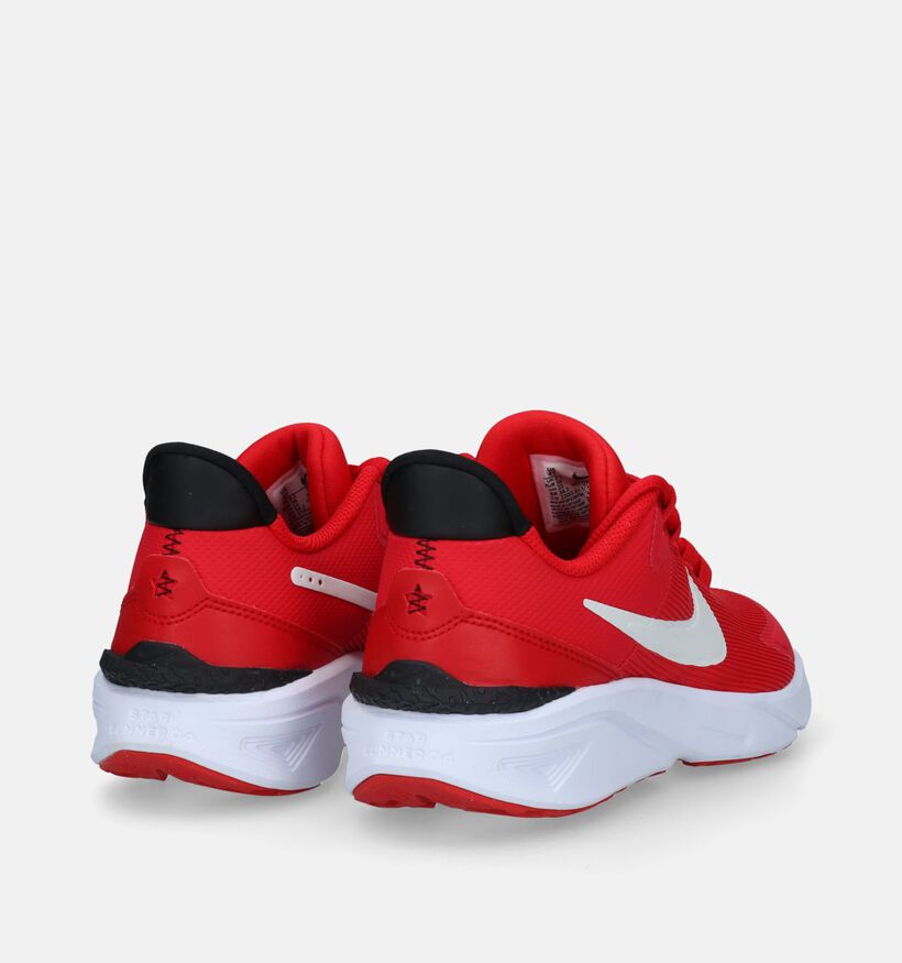 Nike Star Runner 4NN GS Baskets en Rouge pour filles, garçons (332193)