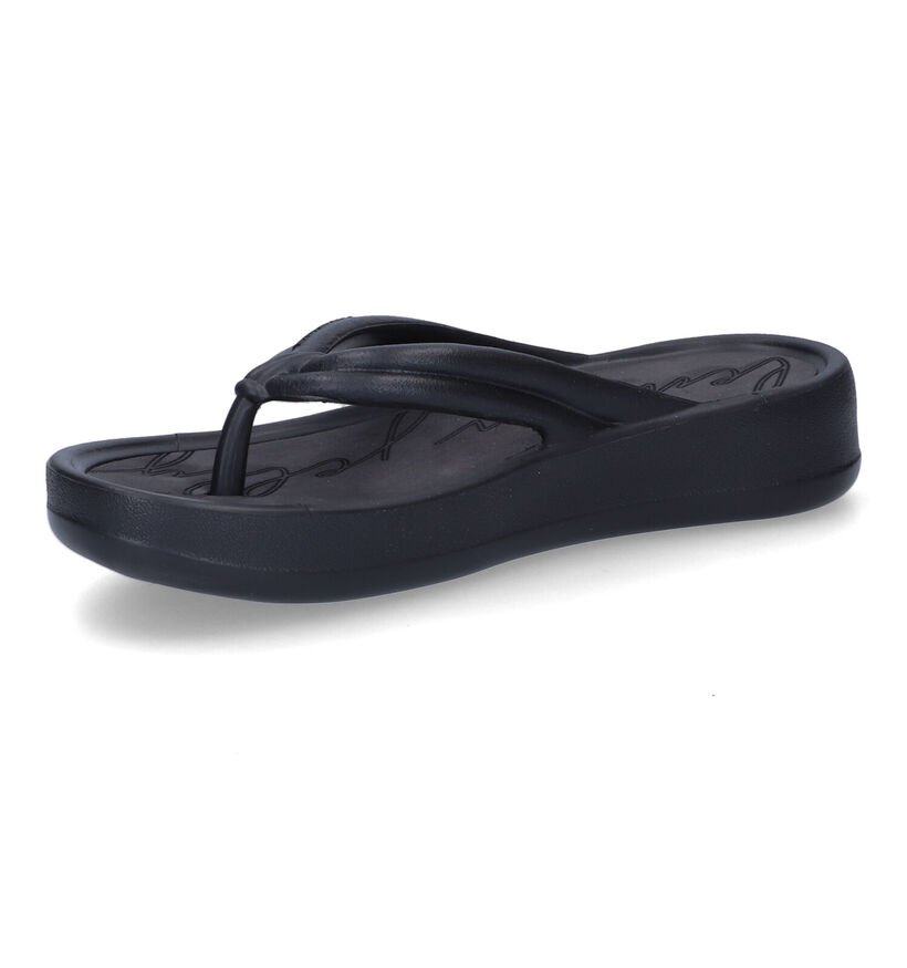 Lemon Jelly Mare Zwarte Teenslippers voor dames (310273)