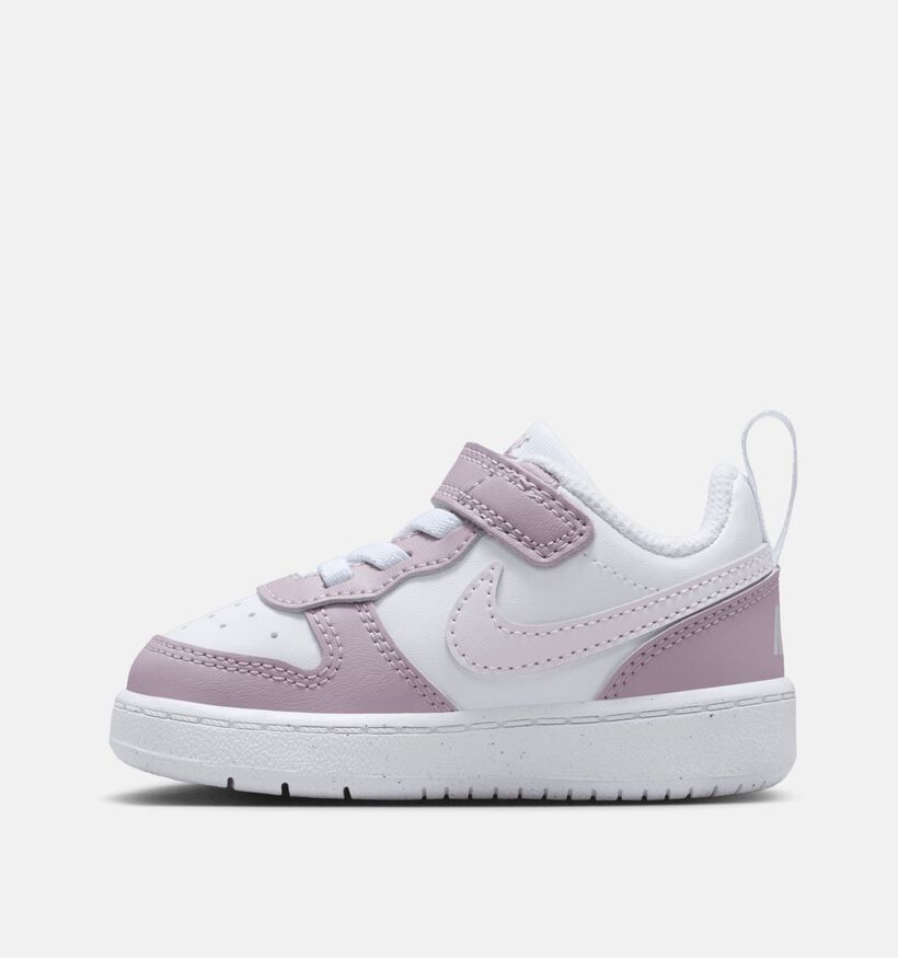 Nike Court Borough Low Paarse Sneakers voor meisjes (376156)
