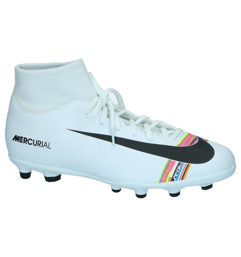 Nike Chaussures de foot en Blanc en simili cuir (250399)