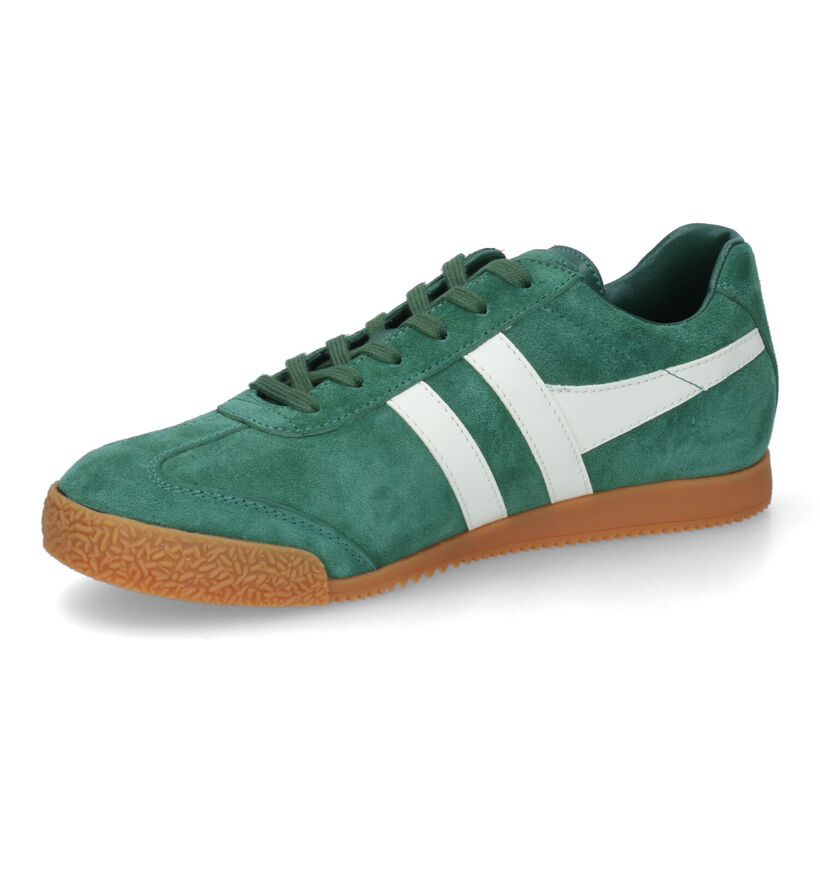 Gola Harrier Baskets en Bleu en daim (325099)