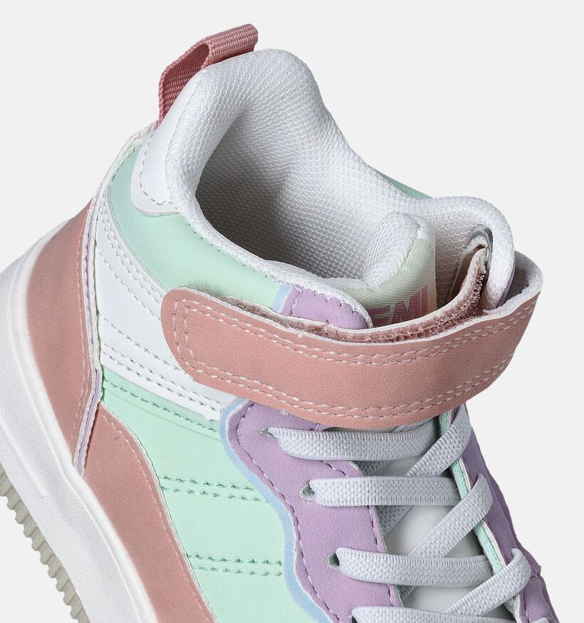 CEMI Hoge Sneakers Wit/Pastel voor meisjes (354181)