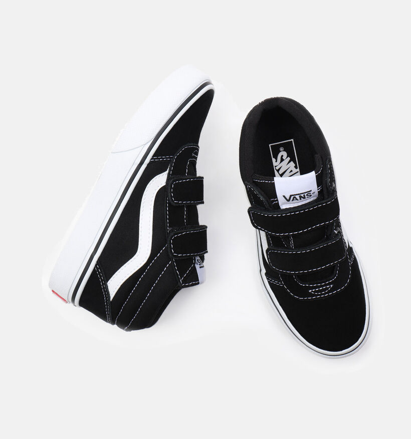 Vans Ward Mid Baskets de skate en Noir pour filles, garçons (347739)