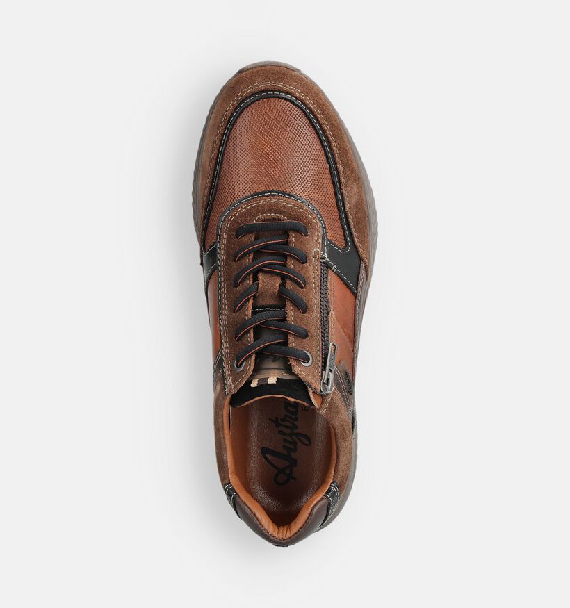 Australian Maurizio Donkerbruine Veterschoenen voor heren (361656) - geschikt voor steunzolen