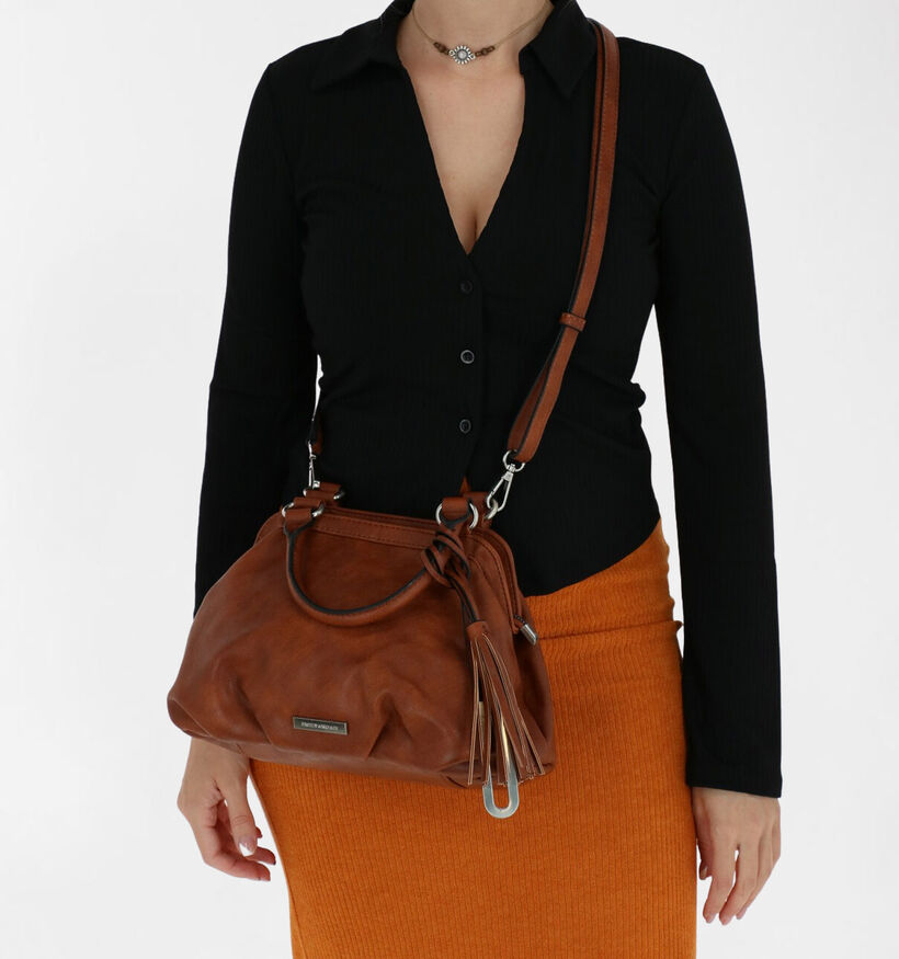 Emily & Noah Bruine Crossbody Tas in kunstleer (282190)