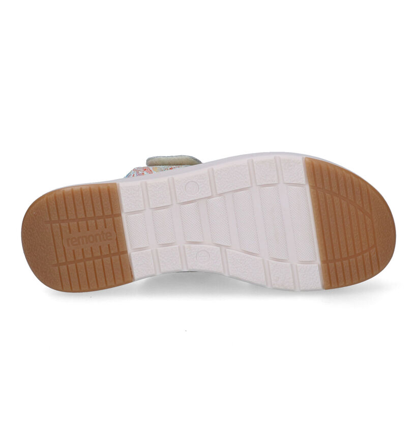 Remonte Blauwe Slippers in leer (306818)