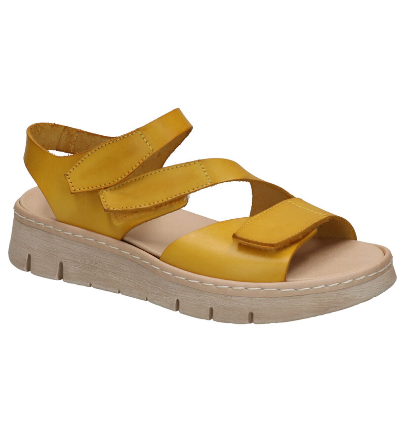 Brako Anatomics Gele Sandalen in leer (273539)