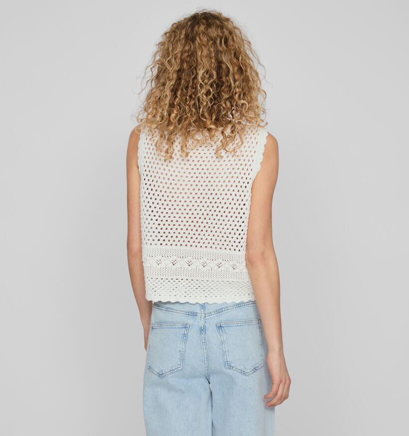 Vila Dolise Wit Crochet Top voor dames (342151)