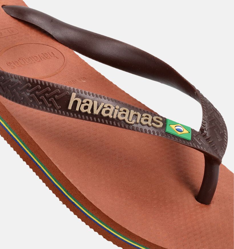 Havaianas Brasil Bruine Teenslippers voor heren (373006)
