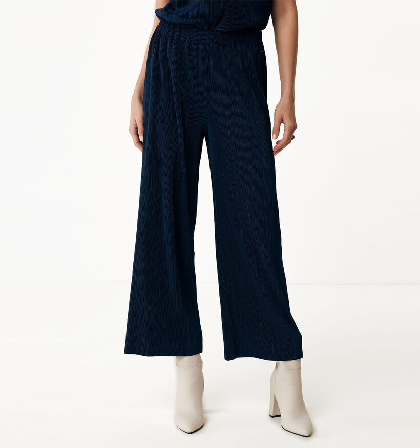 Mexx Wide Leg With Elastic Pantalon en Bleu pour femmes (342489)