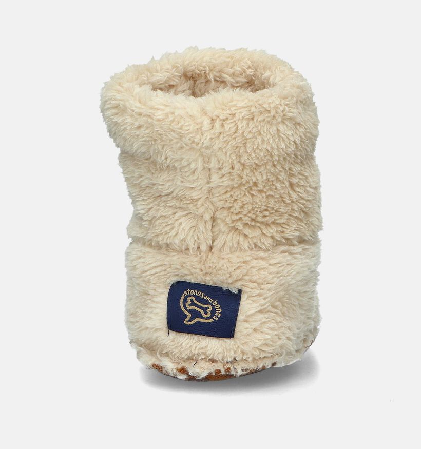STONES and BONES Cozy Pantoufles en Beige pour filles, garçons (345833)
