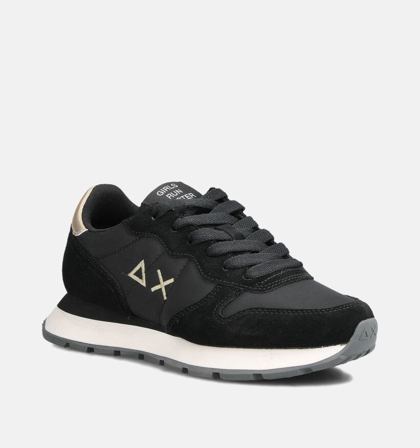 Sun68 Ally Gold Zwarte Sneakers voor dames (361897) - geschikt voor steunzolen