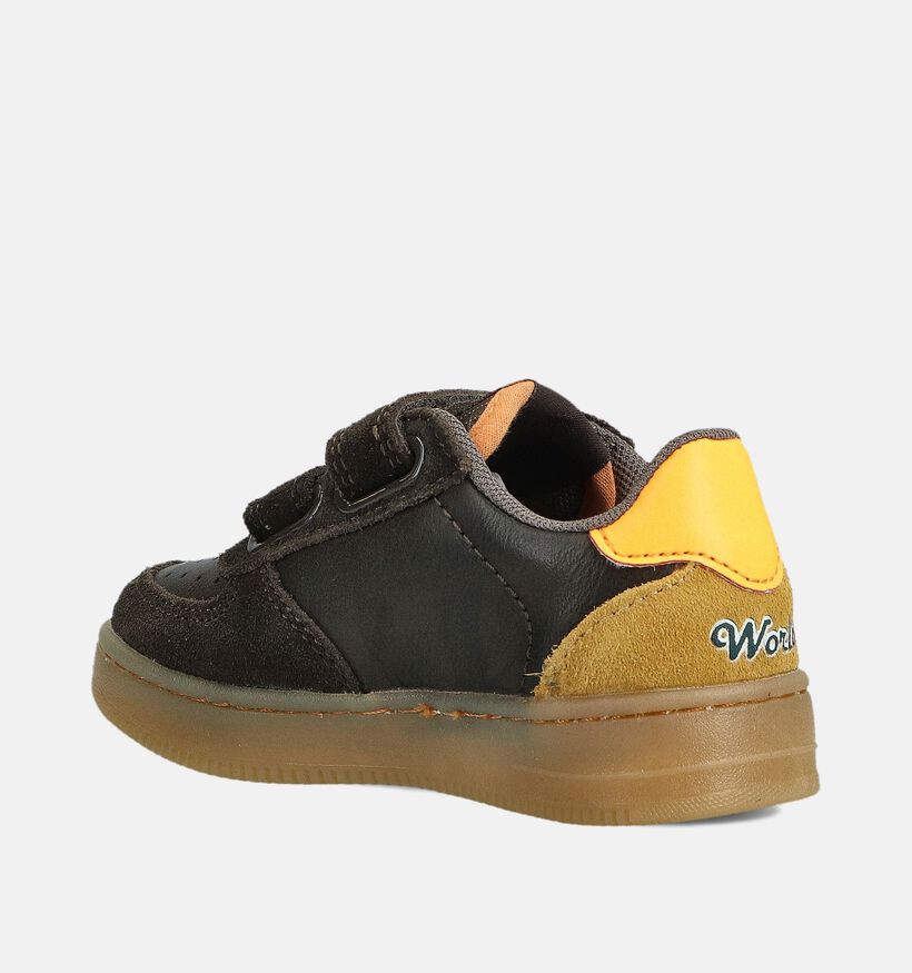 Victoria Bruine Velcroschoenen voor jongens, meisjes (363414) - geschikt voor steunzolen