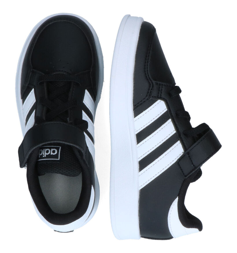 adidas Breaknet C Zwarte Sneakers voor jongens, meisjes (314990)