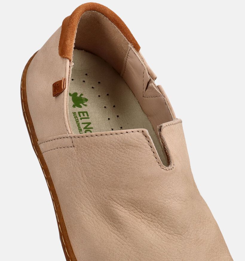 El Naturalista El Viajero Chaussures &agrave; enfiler en Beige pour femmes (372225) - pour semelles orthop&eacute;diques