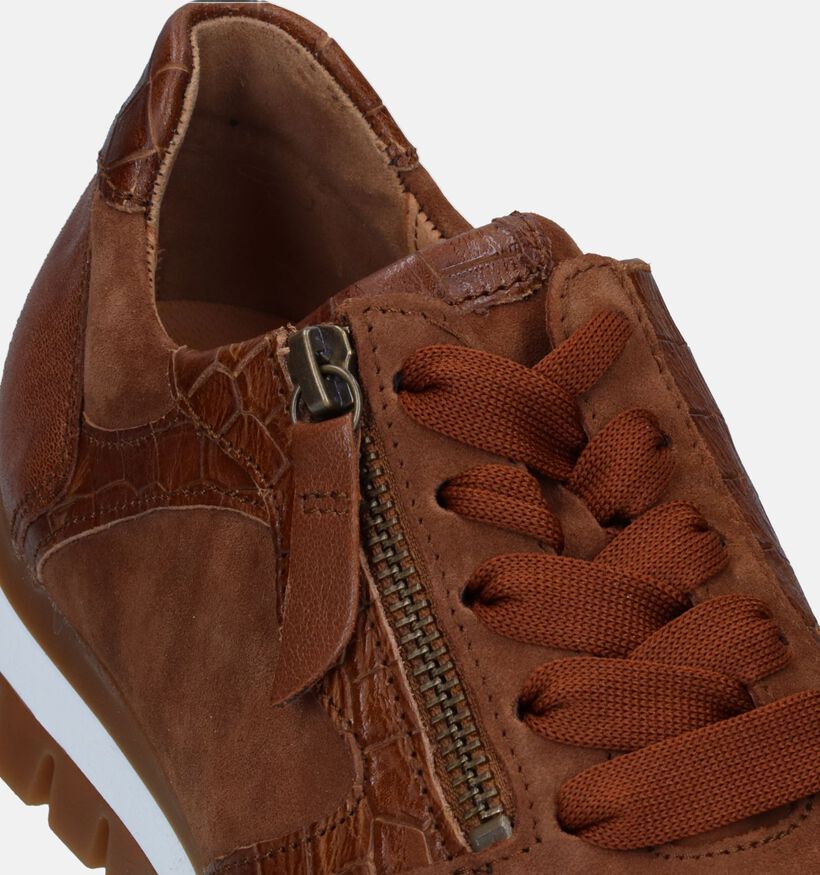 Gabor OptiFit Cognac Sneakers voor dames (331241) - geschikt voor steunzolen