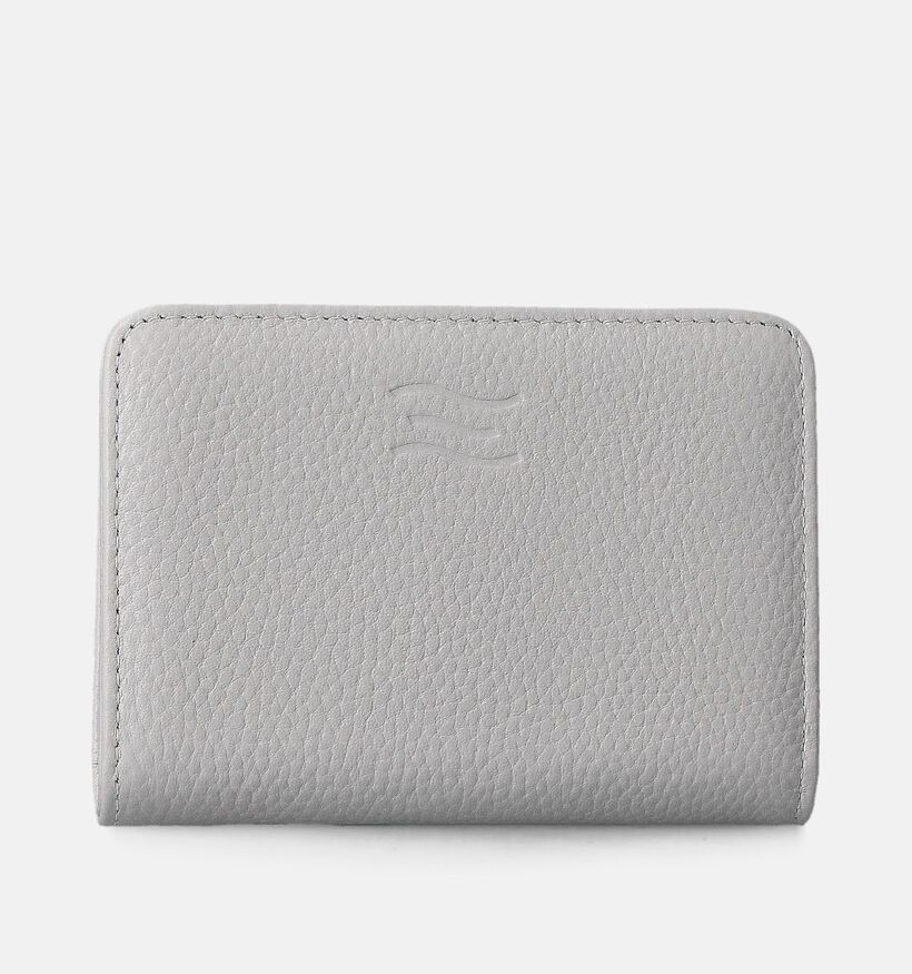 Crinkles Porte-monnaie zippé en Écru pour femmes (358081)