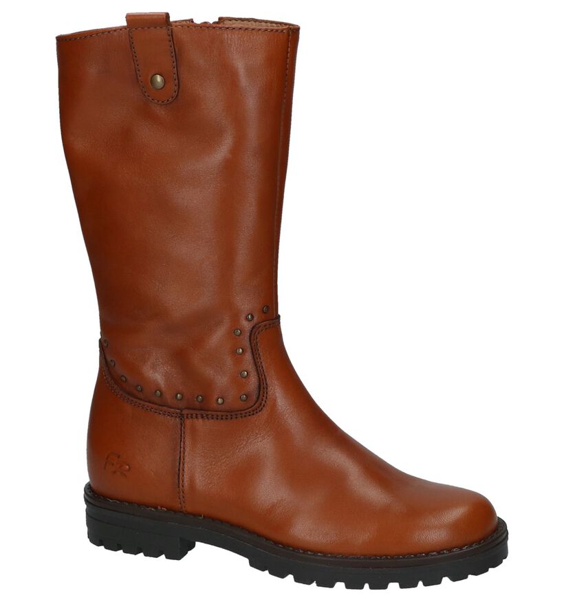 FR by Romagnoli Bottes hautes en Cognac en cuir (223439)