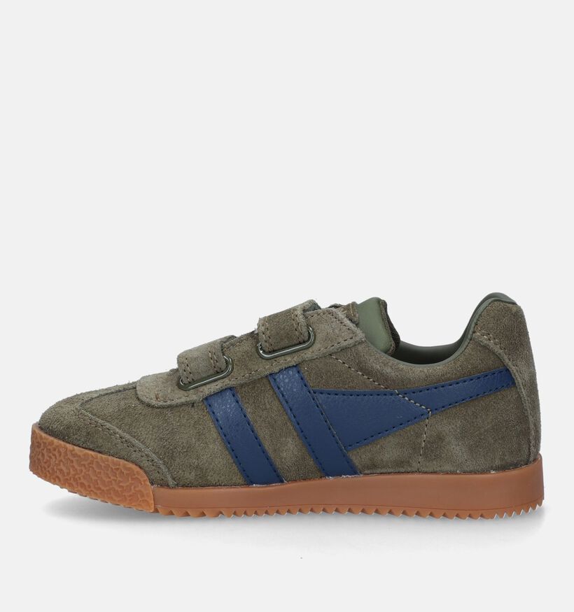 Gola Harrier Strap Baskets en Bleu pour filles, garçons (335822)