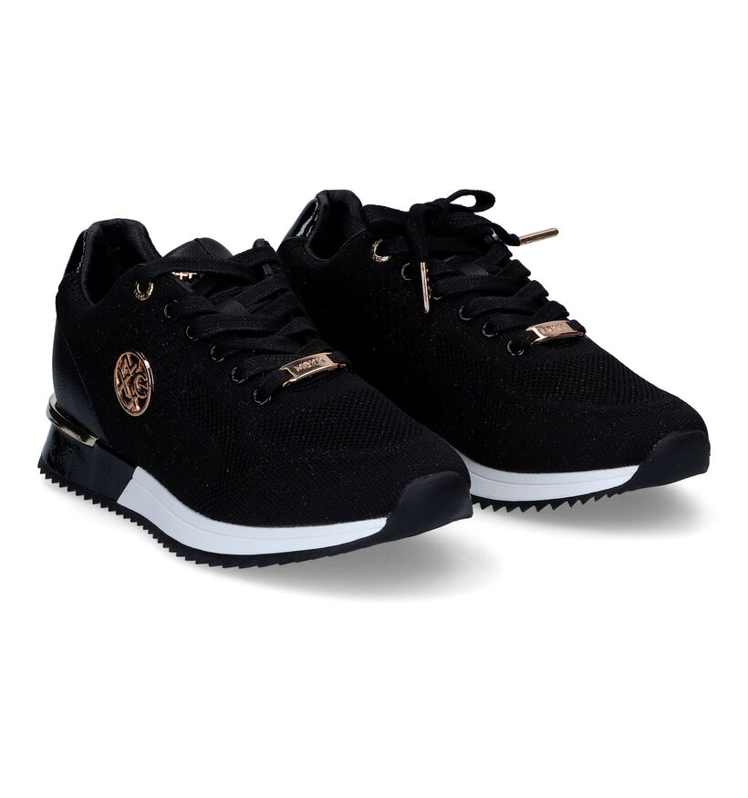Mexx Gitte Glitter Beige Sneakers voor dames (337725) - geschikt voor steunzolen
