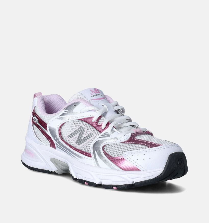 New Balance 530 Baskets en Blanc pour filles (353449) - pour semelles orthopédiques